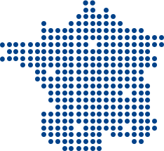 Carte de France des campus Euridis