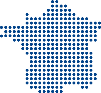 Carte de France des campus Euridis