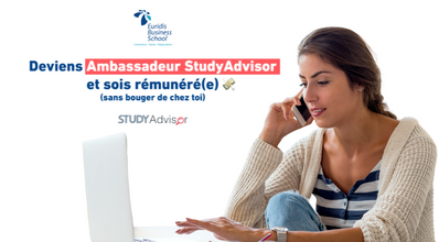 Deviens Advisor de ton école Euridis Business School | Job étudiant Studyadvisor