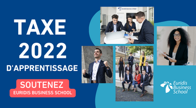 Taxe d’apprentissage 2022 : soutenez Euridis Business School