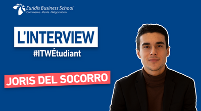 #ITWEtudiant – Portrait de Joris Del Socorro, étudiant en BTS NDRC chez Euridis