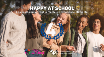 Classement HappyAtSchool® 2022 | Euridis N°4 des écoles spécialisées