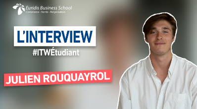 « L’avantage chez Euridis, c’est qu’il y a pas de profil type » | Portrait de Julien Rouquayrol #ITWEtudiant