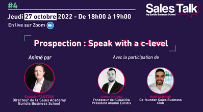 Retour sur les Sales Talk du mois d’octobre