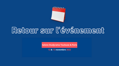 L’aventure se poursuit au Salon Studyrama de Toulouse et de Paris