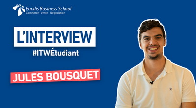 « Euridis c’est une école différente des autres ! » | Portrait de Jules Bousquet #ITWEtudiant